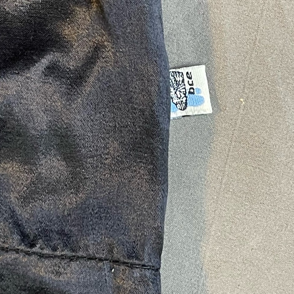 Vintage BC Ethic Lounge Satin Rockabilly Lounge Camp Shirt Onyx Buttons Large - Picture 4 of 6